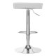 Swivel Adjustable Height Bar Counter Stool Chair QS-B08, White