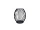 Decorative Metal Cage Candle Holder for Home and Patio, Black