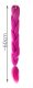 Kanekalon Synthetic Afro Braids for Hairstyles 60cm, Neon pink