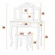 Kids Vanity Set with Mirror and Stool for Girls, Pink