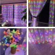 Telcon 200 LED Curtain Lights 3m x 2m for Parties and Home Decor, Multicolor