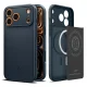 Spigen Thin Fit Mag Case for iPhone 17 Pro Max Metal Slate