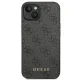 Apple iPhone 14 6.1\'\' Guess 4G Metal Gold Logo Case Cover, Grey