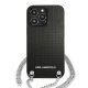 Karl Lagerfeld Leather Textured and Chain Case for iPhone 13 Pro Max, Black