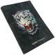 Nimmy Raptor Tiger Passport Wallet Case Dark Gray