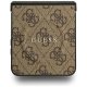 Guess 4G Classic MagSafe Case for Samsung Galaxy Z Flip 7 Brown