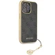 Guess iPhone 14 Pro Case 4G Charms Collection, Gray