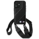 BMW iPhone 16 Case M Edition Carbon Stripe & Strap, Black
