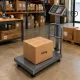 Electronic Platform Scale with Backrest 100kg LCD, Grey