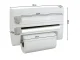 4-in-1 Kitchen Organizer and Foil/Paper Dispenser, White