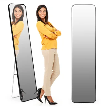 Modernhome VKM-915B Freestanding Floor Mirror 159x39 cm Black