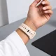Tech-Protect Silicone Line Strap for Apple Watch 44 / 45 / 46 / 49 mm - Beige