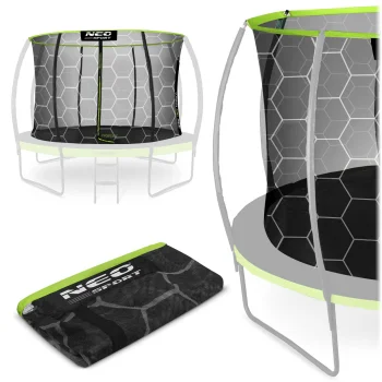 Neo-Sport Inner Trampoline Safety Net 252 cm 8 ft (6 Poles)