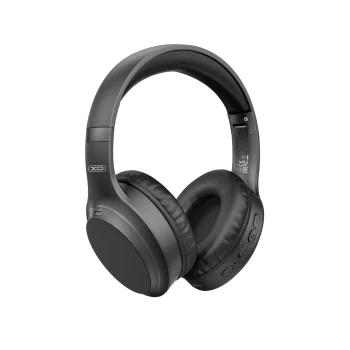 XO BE61 Wireless On-Ear Headphones with ANC and Bluetooth 6.0, Black
