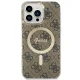 Guess iPhone 14 Pro Max Case 4G MagSafe, Brown