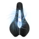Rockbros LF0214 Anatomical 3D Waterproof Bicycle Saddle, Black