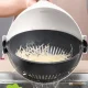 Multifunctional 3-in-1 Vegetable Slicer and Grater with Bowl & Strainer, White