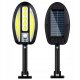 Outdoor Solar LED COB Wall Lamp with Motion Sensor, Black
