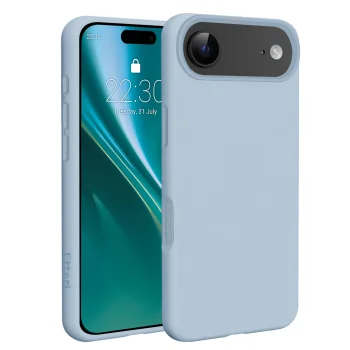 Silicone Case Etteri Silicone Mag for iPhone 17 Air, Light Blue