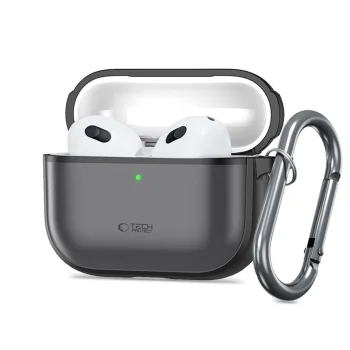 Tech-Protect dėklas ausinėms AirPods Pro 3, Matte Black