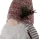 Ruhhy Telescopic Christmas Gnome White/Grey/Red 82cm