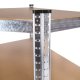 ModernHome Corner Storage Rack 180x90x40 cm Galvanized Steel 5 Shelves 875 kg