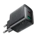 Acefast A106 GaN PD 45W USB-C USB-A Wall Charger, Black