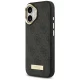 Guess 4G Logo Plate MagSafe Case for iPhone 17, Black