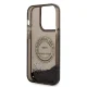 Karl Lagerfeld Liquid Glitter RSG Case for iPhone 14 Pro, Black