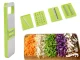 4-in-1 Vegetable Grater and Slicer with 4 Blades and Magnet, Green
