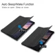 Samsung Galaxy Tab S4 10.5\" (T830/T835) Trifold Stand PU Leather Hard Protective Cover Case, Black
