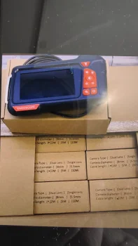 HD Inspection Camera Endoscope 10m IP67 6 LED LCD Display, Black