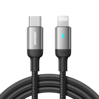 Joyroom A10 USB-C to Lightning PD 20W Cable, 1.2m, Black