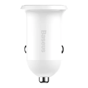 Baseus Grain Pro car charger 2x USB 4.8 A white (CCALLP-02)
