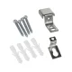 Maclean MCE546 Mounting Brackets for LED Panels, Z-shape, 4 pcs
