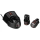 Bosch GST 12V-70 Cordless Jigsaw with 2x 3.0 Ah Batteries and Case