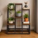 ModernHome Plant Stand with 6 Shelves Industrial Flower Pot Holder for Indoor Plants