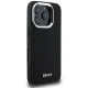 DKNY iPhone 16 Pro Max Case Plain Silver Logo MagSafe, Black