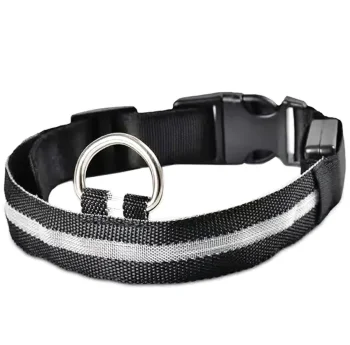 LED Glowing Pet Collar AG232D, Black