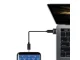 USB-A to USB-C OTG Adapter for Data Transfer and Charging, Black