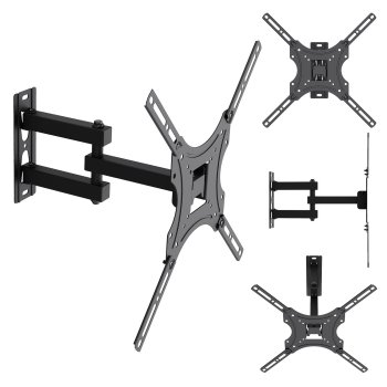Maclean MC-190 TV Wall Mount, 32-55", up to 25kg, VESA 400x400, Black
