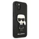 Karl Lagerfeld Saffiano Ikonik Case for iPhone 13 mini, Black