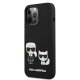 Karl Lagerfeld Silicone Karl & Choupette Case for iPhone 13 Pro / 13 Black