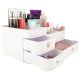 Large Cosmetics and Jewelry Organizer with Drawers, White