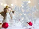 LED Window Decoration Snowflake, 40 cm, White