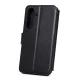 Smart Light Wallet Case for Motorola Moto E14 / G04 / G24, Black