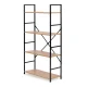 Modernhome CWJ6024112LG WILD OA Wooden Shelf, 4 Shelves, Loft Style