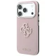 Guess Grained & Big Resin Logo Case for iPhone 18 Pro Max / 17 Pro Max, Pink