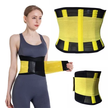 Neoprene Fitness Slimming Belt, XXL, Yellow