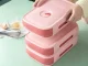Egg Storage Container for Fridge, Drawer Organizer, 18 Eggs, Pink
